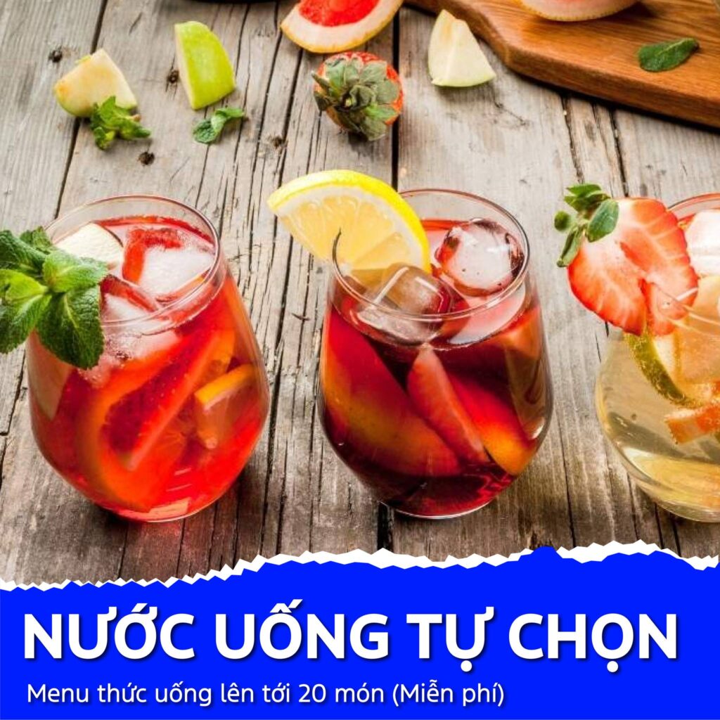 Phòng họp biên hòa cung cấp nước uống tự chọn